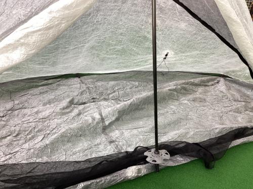 Zpacks (ジーパックス) 登山用テント ※ポールは別売り 葉っぱヨゴレ有 ダイニーマ ＠/E Plex Solo Lite tent 245×91×132cm 1人用 程度B スカートなし ハンマーなし/説明書なし