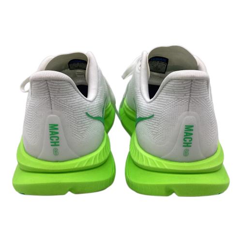 HOKAONEONE (ホカオネオネ) ランニングシューズ メンズ SIZE 26cm ホワイト×黄緑 マッハ6 ＠ 1147790