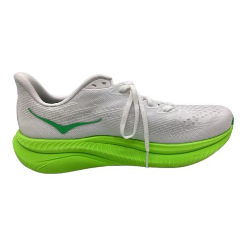 HOKAONEONE (ホカオネオネ) ランニングシューズ メンズ SIZE 26cm ホワイト×黄緑 マッハ6 ＠ 1147790
