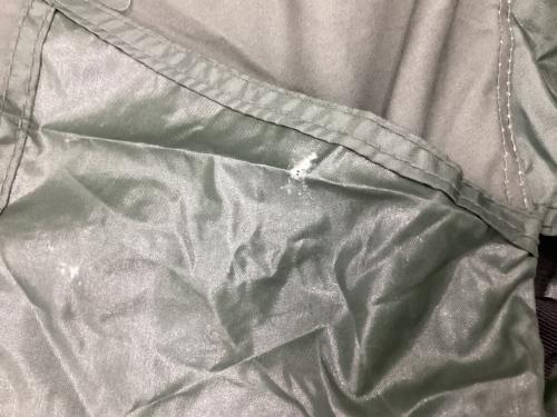 TOMOUNT ツールームテント キャノピーポール欠品 トンネルテント 約550×260×190cm 3～4人用 程度B 程度B スカートあり ハンマーなし/説明書なし TC素材