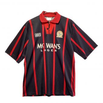 ブラックバーンローヴァーズ サッカーユニフォーム 1994/95年アウェイユニフォーム SIZE L ブラック×レッド asics OAS751