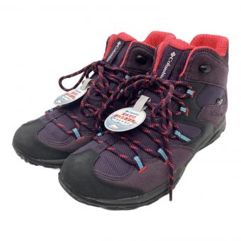 Columbia (コロンビア) トレッキングシューズ レディース SIZE 24cm パープル ※保管によるヨゴレ有 YL2365-506 セイバー ファイブ ミッド アウトドライ ミドルカット