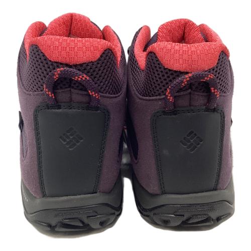 Columbia (コロンビア) トレッキングシューズ レディース SIZE 24cm パープル ※保管によるヨゴレ有 YL2365-506 セイバー ファイブ ミッド アウトドライ ミドルカット