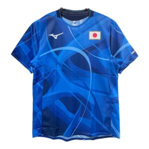 MIZUNO (ミズノ) トレーニングウェア メンズ SIZE L ブルー パリオリンピック2024 32JABP5222