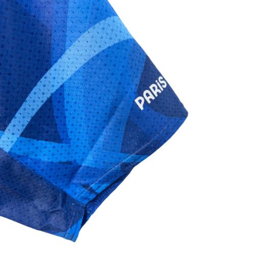 MIZUNO (ミズノ) トレーニングウェア メンズ SIZE L ブルー パリオリンピック2024 32JABP5222