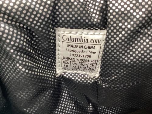 Columbia (コロンビア) アウトドアウェア(シューズ) メンズ SIZE 26cm グリーン YU0354-208 スピンリールミニブーツ