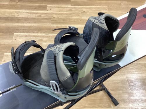BURTON (バートン) スノーボード 154cm ブラック×グリーン 18-19モデル BURTON M6 ロッカー CUSTOM FLYING V ビンディング付