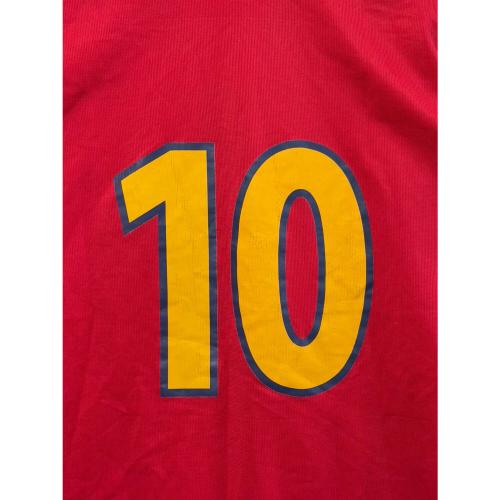 adidas (アディダス) サッカーユニフォーム メンズ SIZE O レッド 2000年オーセンティックユニフォーム【10】/上下セット スペイン代表