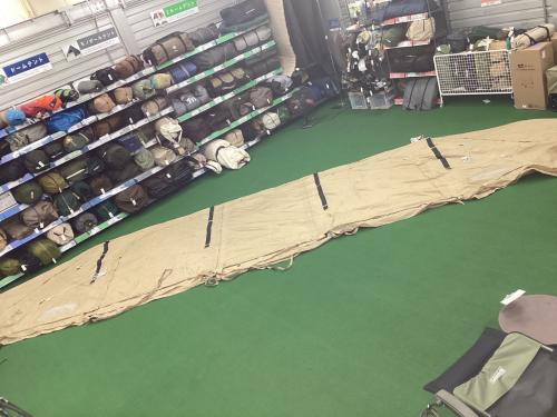 DOD (ディーオーディー) ツールームテント 小ヨゴレ・スカート小穴有 T5-689-TN カマボコテント3M 約640×300×195㎝ 3～5人用 程度A 程度B スカートあり ハンマーなし/説明書あり