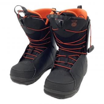 SALOMON (サロモン) スノーボードブーツ SIZE 26cm ブラック×オレンジ FACTION クイックシューレース