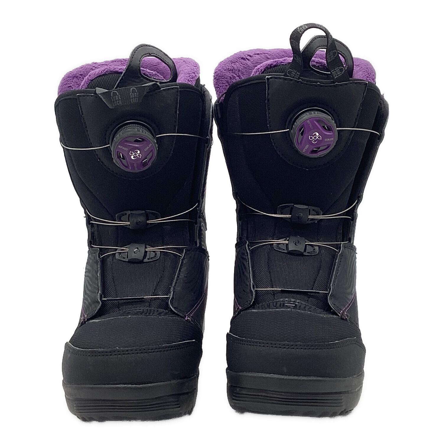 SALOMON (サロモン) スノーボードブーツ SIZE 23cm ブラック×パープル