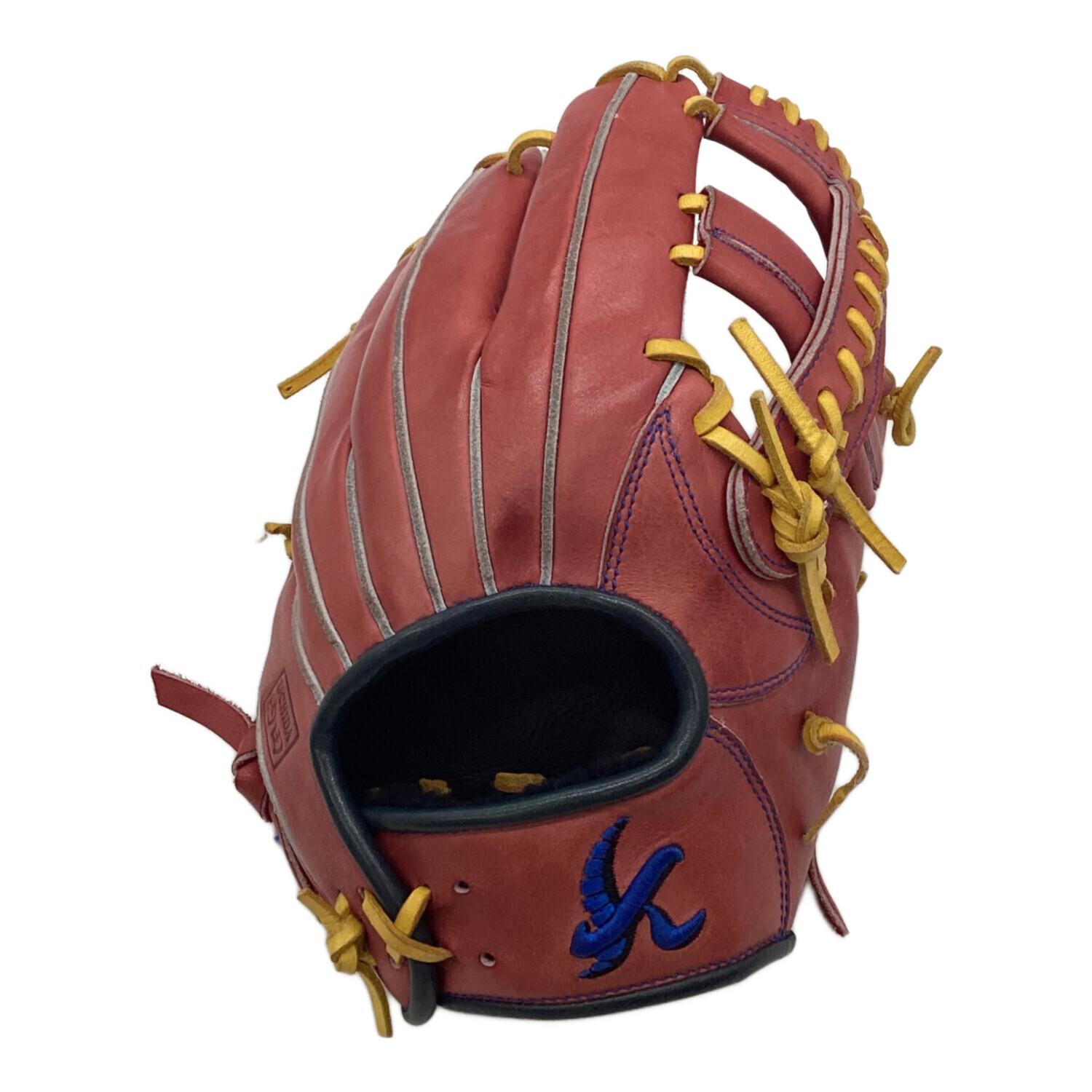 ドクターK (ドクターケイ) 硬式グローブ ブラウン 捕球跡・ヤケ