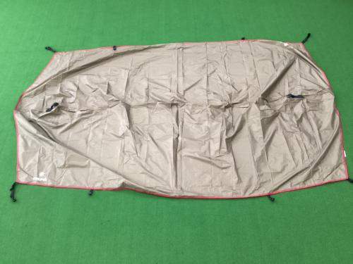 Snow peak (スノーピーク) シェルター スカート小穴・ヨゴレ有/2018年製 TP-623R リビングシェル 約455×415×210cm 2～4人用 程度B 程度B スカートあり ハンマーなし/説明書あり