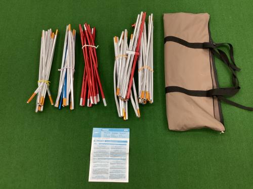 OGAWA (オガワ) ツールームテント ヨゴレ有 2766 ティエラ5-EX 程度B 程度B スカートあり ハンマーなし/説明書あり