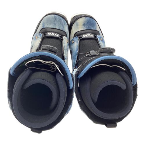 美品♡FLOW フロ- 青スノーボードブーツ BOA ダイヤル式 27.5㎝ 楽天