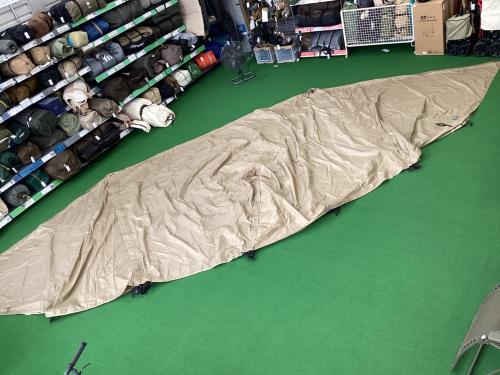 Snow peak (スノーピーク) シェルター 小ヨゴレ有 TP-815 ランドステーションM Pro. air 730×460×210cm 6～8人用 程度A ポール別売り スカートなし ハンマーなし/説明書なし