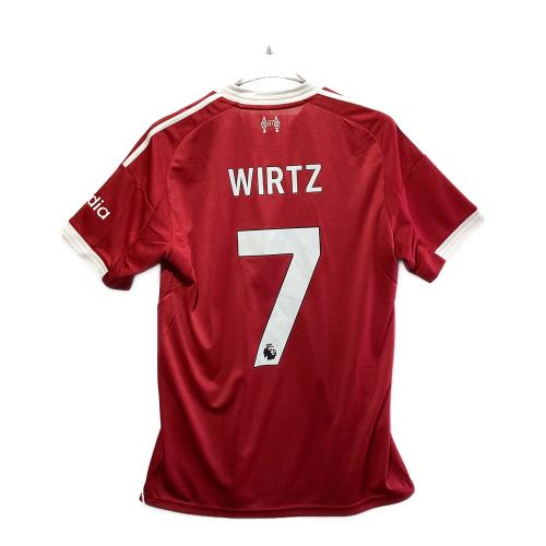 adidas (アディダス) サッカーユニフォーム メンズ SIZE XL レッド 25-26年ホームユニフォーム/フロリアン・ヴィルツ【7】 リヴァプールFC JV6423