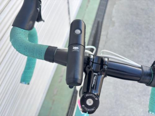 BIANCHI (ビアンキ) ロードバイク VIA NIRONE 7 ビアニローネ7 サドルバッグ付 ロックチェーン番号817 SIZE 44 ホワイト×ブルー