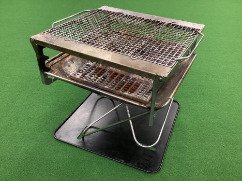 Snow peak (スノーピーク) 焚火台Lスターターセット 焚火台 グリルブリッジ、焼き網Pro ベースプレートスタンド付き