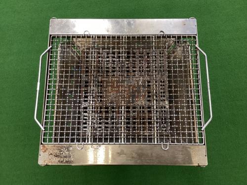 Snow peak (スノーピーク) 焚火台Lスターターセット 焚火台 グリルブリッジ、焼き網Pro ベースプレートスタンド付き