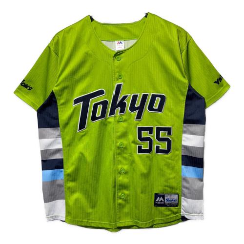 東京ヤクルトスワローズ (トウキョウヤクルトスワローズ) 応援グッズ Lサイズ グリーン 2021TOKYO燕パワー @ ユニフォーム 村上宗隆【55】