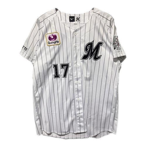 千葉ロッテマリーンズ (チバロッテマリーンズ) 応援グッズ Lサイズ ブラック×ホワイト 2020年ホームユニフォーム @ ユニフォーム 佐々木朗希【17】