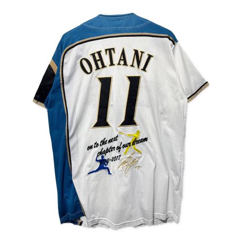 北海道日本ハムファイターズ (ホッカイドウニッポンハムファイターズ) 応援グッズ SIZE O ホワイト 受注生産品 夢への道しるべ ＠ ユニフォーム 大谷翔平【11】