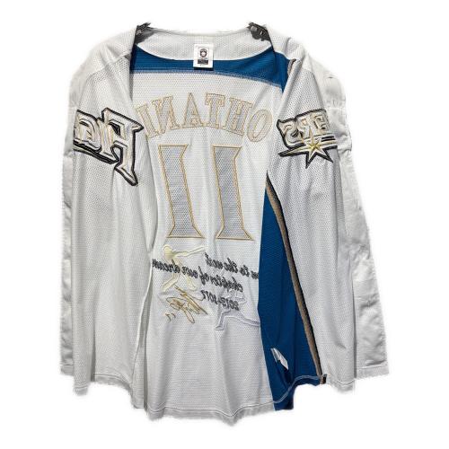 北海道日本ハムファイターズ (ホッカイドウニッポンハムファイターズ) 応援グッズ SIZE O ホワイト 受注生産品 夢への道しるべ ＠ ユニフォーム 大谷翔平【11】