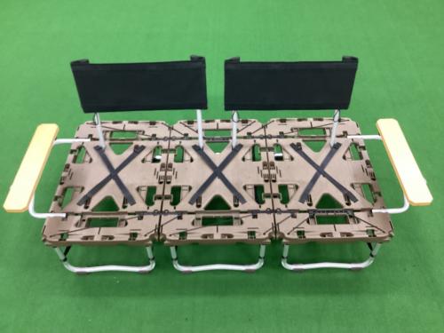 Snow peak (スノーピーク) アウトドアチェア ラックソットマルチスターターセット アームレストプラス