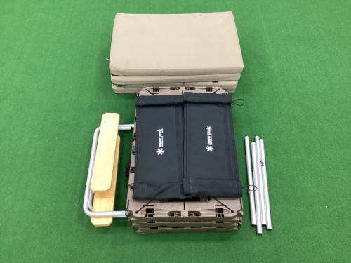 Snow peak (スノーピーク) アウトドアチェア ラックソットマルチスターターセット アームレストプラス