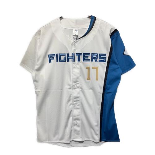北海道日本ハムファイターズ (ホッカイドウニッポンハムファイターズ) 応援グッズ Mサイズ ホワイト×ブルー ファイターズレプリカユニフォーム/ホーム ユニフォーム 伊藤大海【17】