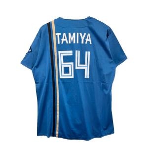 北海道日本ハムファイターズ (ホッカイドウニッポンハムファイターズ) 応援グッズ Lサイズ ブルー ファイターズレプリカユニフォーム/ビジター ユニフォーム 田宮裕涼【64】