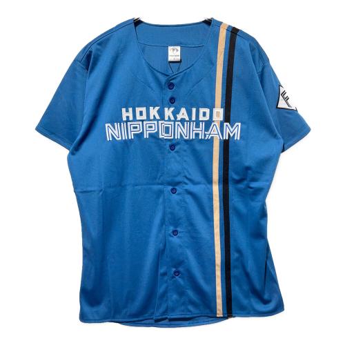 北海道日本ハムファイターズ (ホッカイドウニッポンハムファイターズ) 応援グッズ Lサイズ ブルー ファイターズレプリカユニフォーム/ビジター ユニフォーム 田宮裕涼【64】
