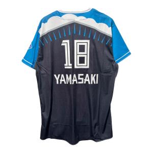 北海道日本ハムファイターズ (ホッカイドウニッポンハムファイターズ) 応援グッズ XLサイズ ブルー×ブラック エスコンフィールドレプリカユニフォーム2025 ユニフォーム 山崎福也【18】