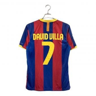 FCバルセロナ (エフシーバルセロナ) サッカーユニフォーム 382354-486 ダビド・ビジャ【7】2010/11年ホームユニフォーム メンズ SIZE M ネイビー×レッド