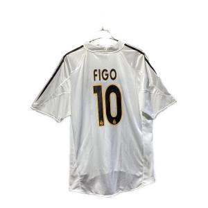レアル・マドリード サッカーユニフォーム メンズ SIZE 2XO ホワイト ルイス・フィーゴ【10】04/05ホームユニフォーム adidas 367842
