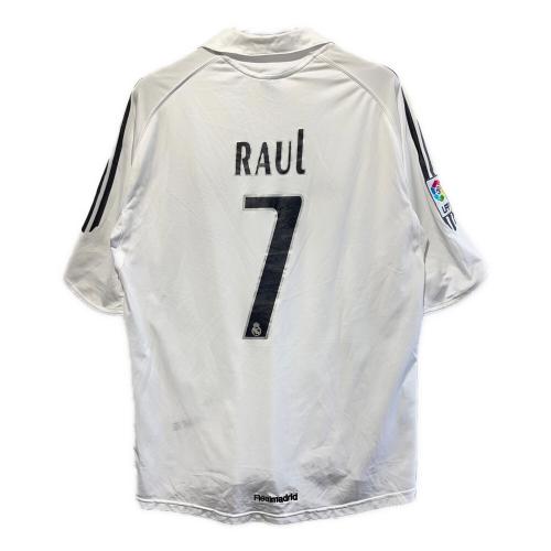 レアル・マドリード サッカーユニフォーム メンズ SIZE 2XO ホワイト ラウール・ゴンザレス【7】 adidas 984329