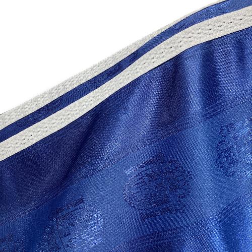 スペイン代表 (スペインダイヒョウ) サッカーユニフォーム SIZE 不明 ブルー×ネイビー 88-99年 アウェイユニフォーム adidas