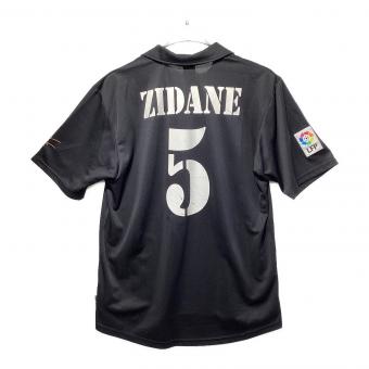 レアル・マドリード サッカーユニフォーム メンズ SIZE 2XO ブラック ジダン【5】2002-03アウェイ 100周年モデル adidas 156651