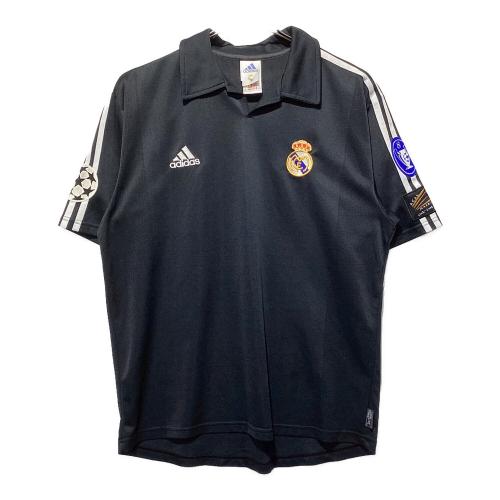 ADIDAS レアルマドリード 03/04 ユニフォーム ルイスフィーゴ レアル・マドリード サッカーユニフォーム SIZE O ブラック