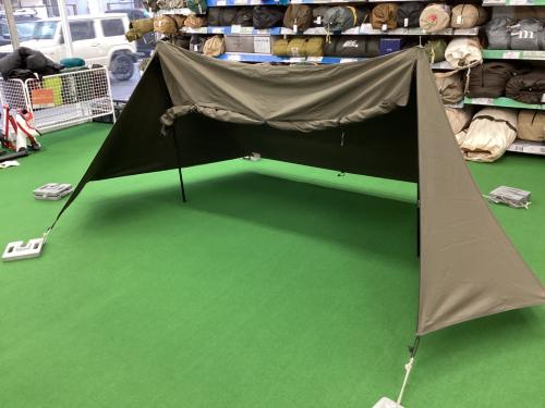 GRIP SWANY (グリップスワニー) ソロテント 小ヨゴレ有 GST-01 ファイヤープルーフGSテント 330x190x130cm 1人用 程度A 程度B スカートなし ハンマーなし/説明書なし TC素材