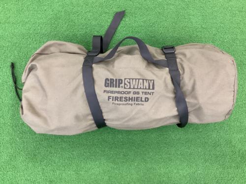 GRIP SWANY (グリップスワニー) ソロテント 小ヨゴレ有 GST-01 ファイヤープルーフGSテント 330x190x130cm 1人用 程度A 程度B スカートなし ハンマーなし/説明書なし TC素材