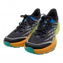 HOKAONEONE (ホカオネオネ) ランニングシューズ メンズ SIZE 27cm ブラック×オレンジ スピードゴート5 1123157