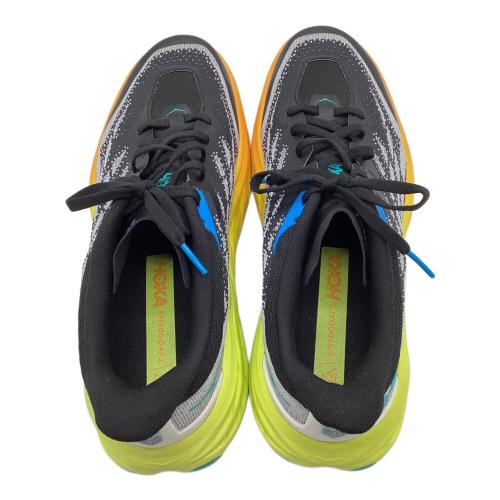 HOKAONEONE (ホカオネオネ) ランニングシューズ メンズ SIZE 27cm ブラック×オレンジ スピードゴート5 1123157