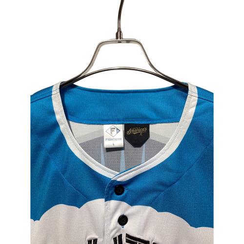 北海道日本ハムファイターズ (ホッカイドウニッポンハムファイターズ) 応援グッズ SIZE L ブルー×ブラック 上川畑 大悟【4】 ユニフォーム エスコンフィールドレプリカユニフォーム2025年