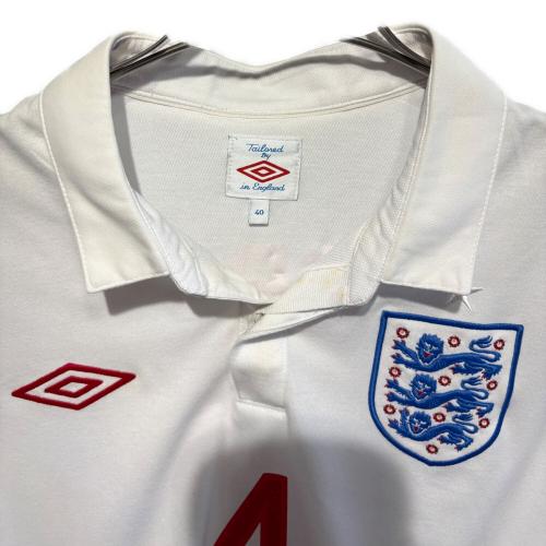 UMBRO (アンブロ) サッカーユニフォーム SIZE 40 ホワイト スティーヴン・ジェラード【4】2010年 イングランド代表
