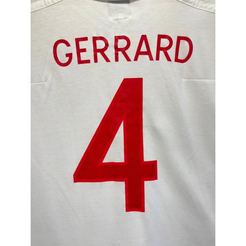 UMBRO (アンブロ) サッカーユニフォーム SIZE 40 ホワイト スティーヴン・ジェラード【4】2010年 イングランド代表