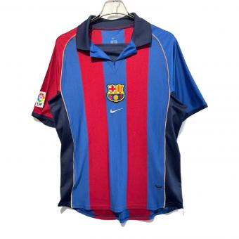 FCバルセロナ (エフシーバルセロナ) サッカーユニフォーム SIZE M ブルー×レッド F1AOG