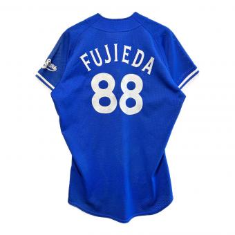 横浜DeNAベイスターズ (ヨコハマディーエヌエーベイスターズ) 応援グッズ ブルー 1993年実使用ビジターユニフォーム ユニフォーム 藤枝慎治【88】