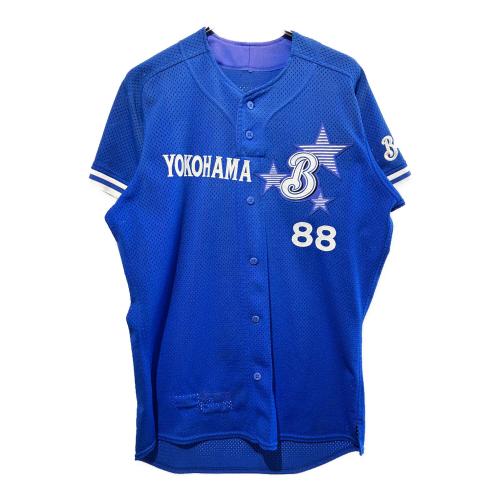 横浜DeNAベイスターズ (ヨコハマディーエヌエーベイスターズ) 応援グッズ ブルー 1993年実使用ビジターユニフォーム ユニフォーム 藤枝慎治【88】